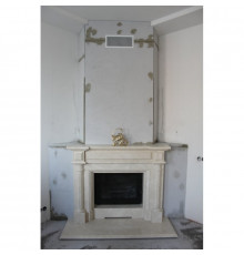 КП-12153 Классический каминный портал с изящными колоннами